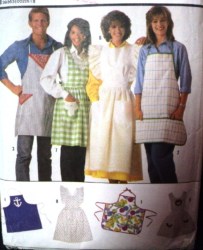 7874 HIM HER DESIGN YR CARPENTER/CRAFT/APRONS APPLQ PATTERN
